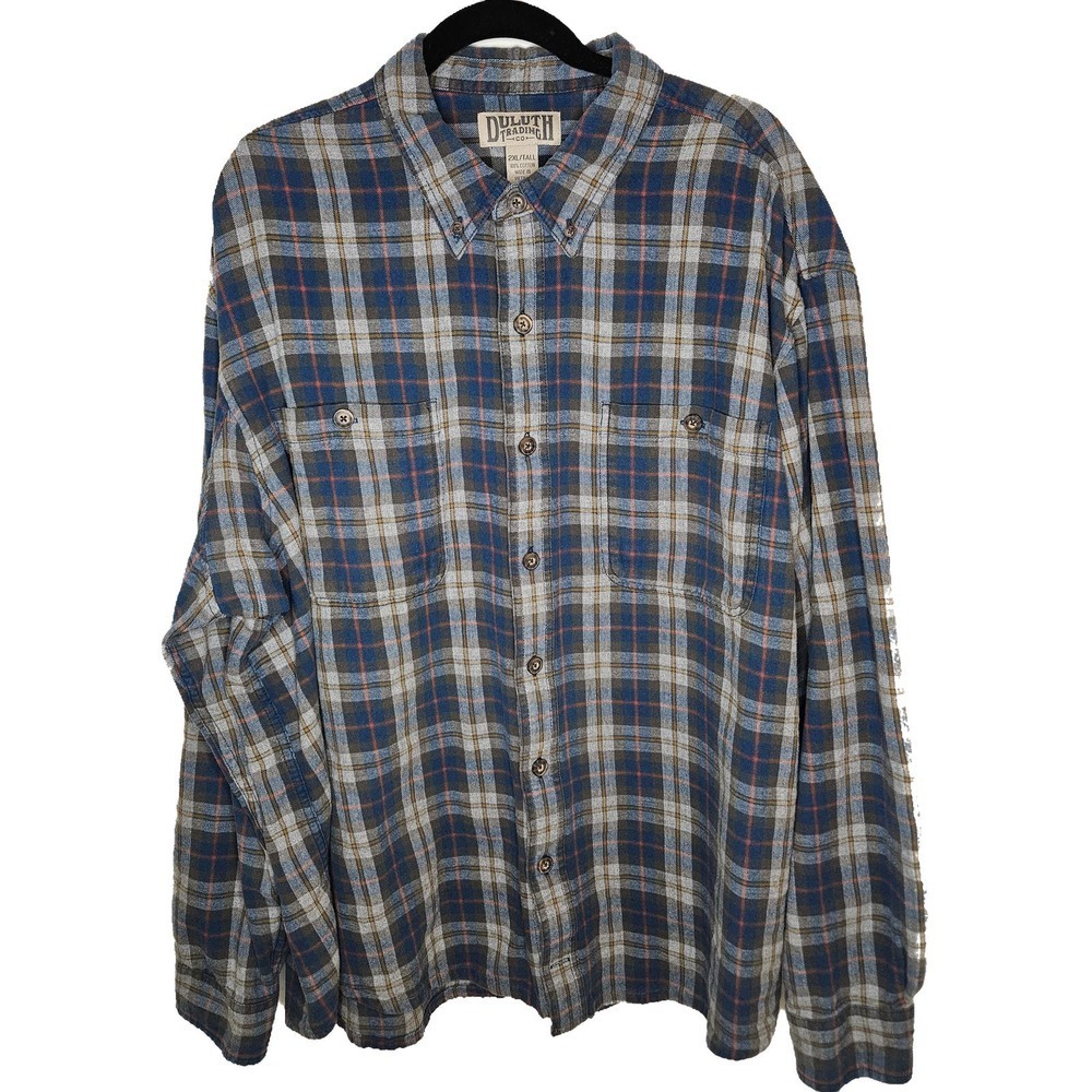 Duluth Trading Men's Flannel Shirt Size 2XL